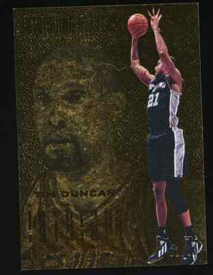  2012-13 Panini Intrigue Tim Duncan Intriguing Players Gold /10 #61 