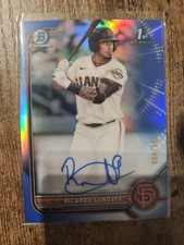 2022 Bowman Baseball Ricardo Genoves Auto 84/150