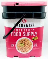 Readywise Ready Wise Emergency Food Supply 124 Servings +4bon 25 Year Shelf Life
