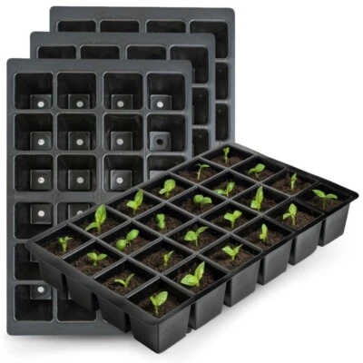 96 CELL FULL SIZE SEED TRAY INSERTS GERMINATION BEDDING PLANT SEEDLING PLUG