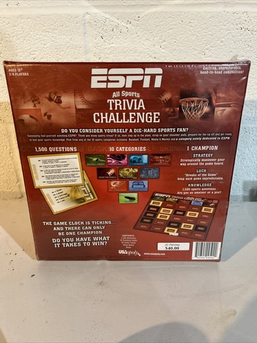 2005 ESPN All Sports Trivia Challenge Spiel werkseitig VERSIEGELT - Bild 2 von 4