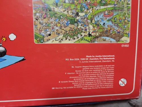 Jan van Haasteren 1000 Piece Jigsaw Puzzle OLYMPICS Comic Sports. Complete - Picture 8 of 8