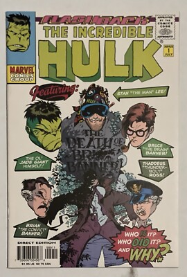 FLASH BACK The Incredible Hulk #-1 (Marvel Comics January 1997) RARE - STAN LEE
