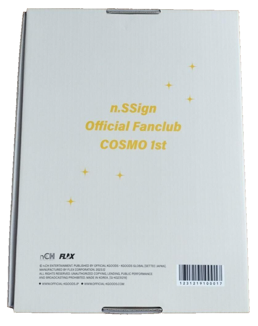 n.SSign COSMO 1st Fanclub FC Welcome Kit Full Set / No Membership