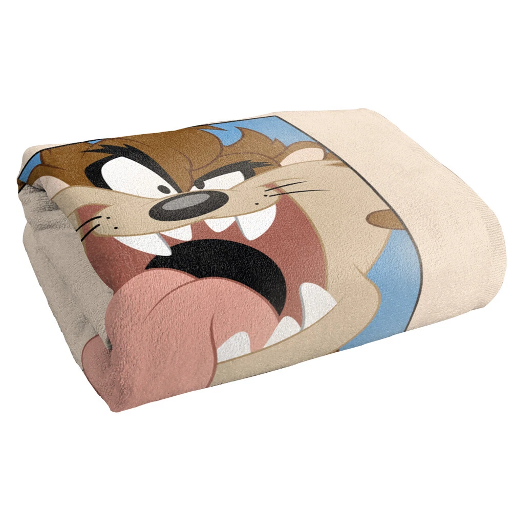 Looney Tunes Beach Towel, 30"x60" Taz Closeup Beach Towel