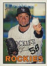 2016 Topps Heritage - Yohan Flande #298 (RC)