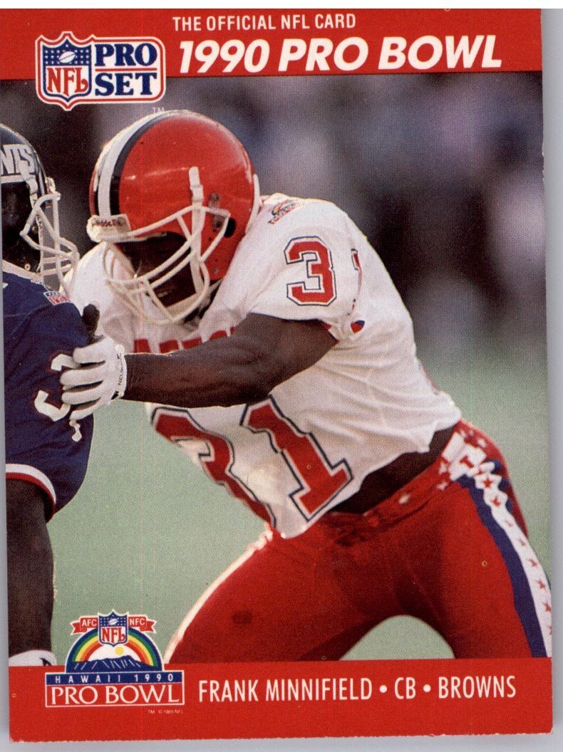 1990 Pro Set FACT Cincinnati #357 Frank Minnifield