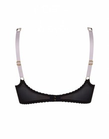 Agent Provocateur MARJORIE Bra 32D NWT Black & White Orig. $190 RARE! Silk! [C2]
