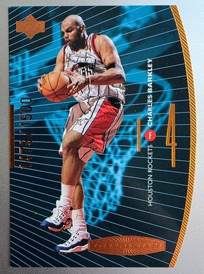 Charles Barkley 1998-99 Upper Deck Intensity Bronze Quantum Die-Cut #I15 /1500
