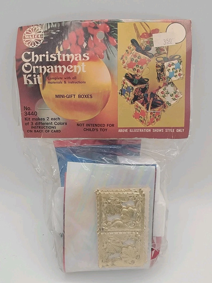Vintage Sulyn Country Cottage Sequin & Beaded Ornament Kit 221-A Sealed