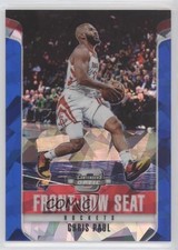 2018-19 Contenders Optic Front Row Seat Blue Cracked Ice Prizm Chris Paul #4 ou0