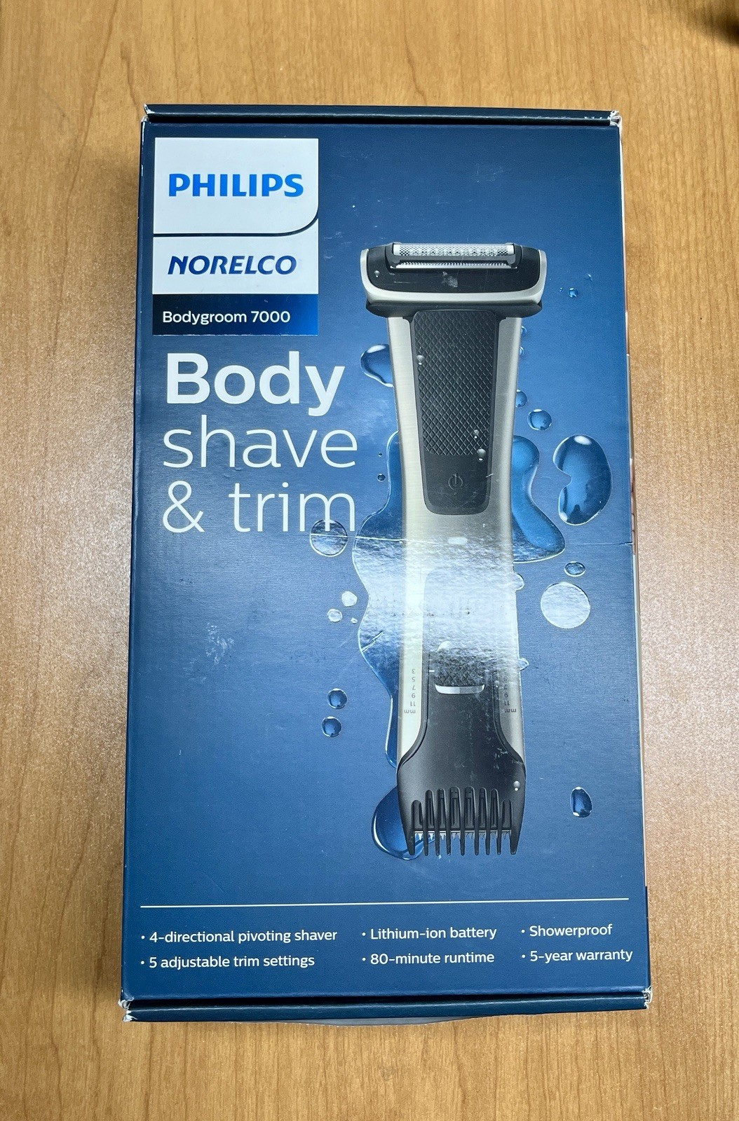 Used-Philips Norelco Bodygroom Series 7000 Men's Rechargeable Electric Trimmer