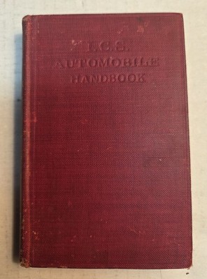 I.C.S AUTOMOBILE HANDBOOK 1920 International Textbook Company Illustrated Pocket