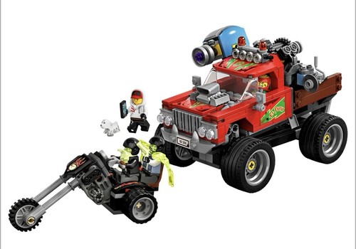 Lego Hidden Side Ghost El Fuego's Stunt Truck Set 70421 motocicleta retirada NISB - Imagen 2 de 4