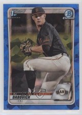 2020 Bowman Chrome Draft Sapphire Edition RJ Dabovich #BD-148 0y59