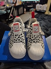 Adidas Kids Superstar x Disney 360 Slip On Trainers / Dalmation White / RRP £58