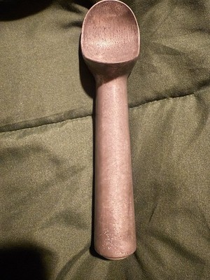 Vintage Pampered Chef Ice Cream Scoop Aluminum Liquid Filled Vintage Heavy Duty