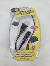 Mad Catz Universal Power Cord 6ft Cable W Avec For Xbox PS And PS2 Sealed