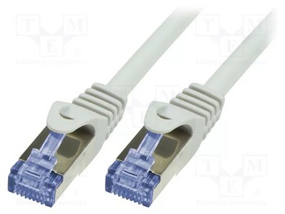 Patch cord Cu 6a S/FTP RJ45-Stecker,beiderseitig LSZH Line