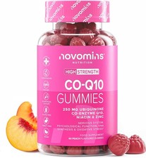 CoQ10 Gummies – 250mg High Strength CoQ10 Supplement – 60 Gummies – Coenzyme Q10