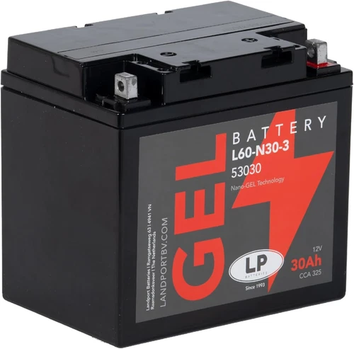 Motorrad L60-N30-3 Gel LP Batterie 30Ah/10h,300CCA passend für BMW R 80 247 1984-1995 - Bild 1 von 12