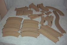 Thomas Trackmaster Train TAN TRACK LOT OF 71 Curves Straights Switches Flex More