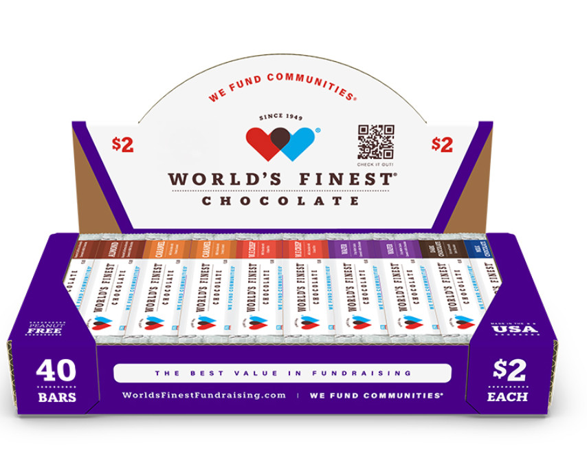 Sealed Box 40 World’s Finest Chocolate Bars **Ships with Ice Pack to keep cool**