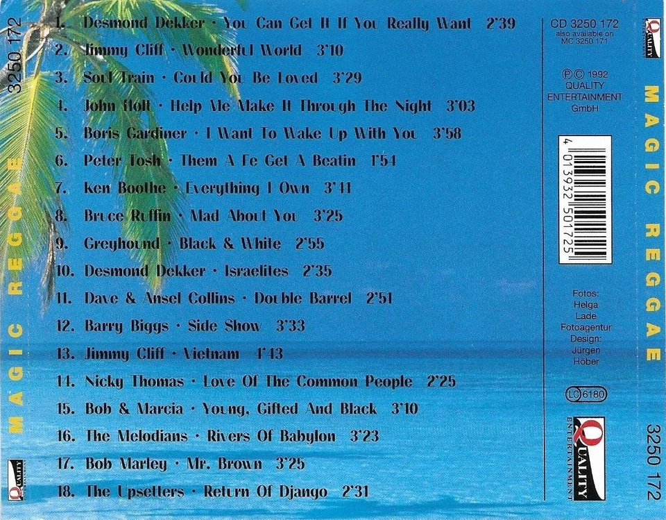 V.A.: Magic Reggae (1992)                                Günstige Portoregelung! - Bild 2 von 2