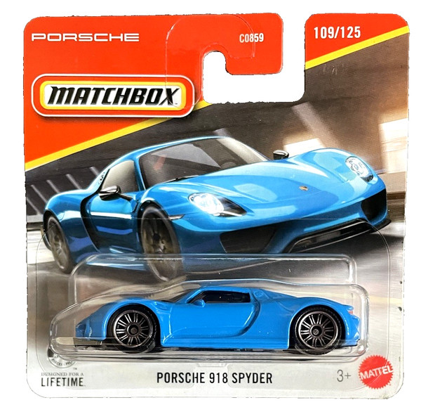 Matchbox Porsche 918 Spyder 109/125 2026 1:64 Modellauto Kinder Spielzeug Sport-image
