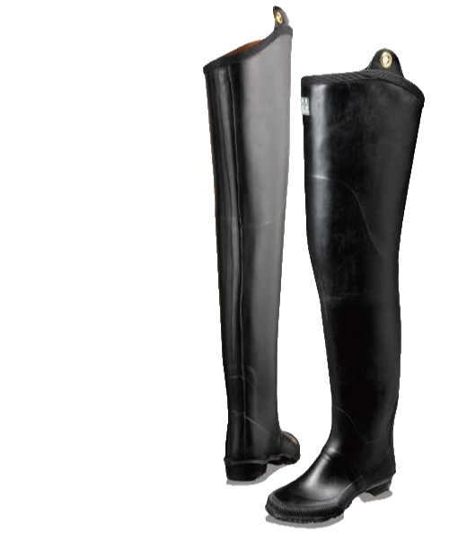 KOHSHIN Rubber Hip Wader A0003AA Unlined Washable Boots with Easy