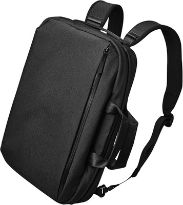 Elements Tech Brief Pro 12L: 3-in-1 Anti-Theft Black Laptop Backpack