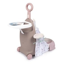 Valise Nurserie 3 en 1 - Baby Nurse - Pour Poupons jusqu'a 42cm - Beige/Rose/...