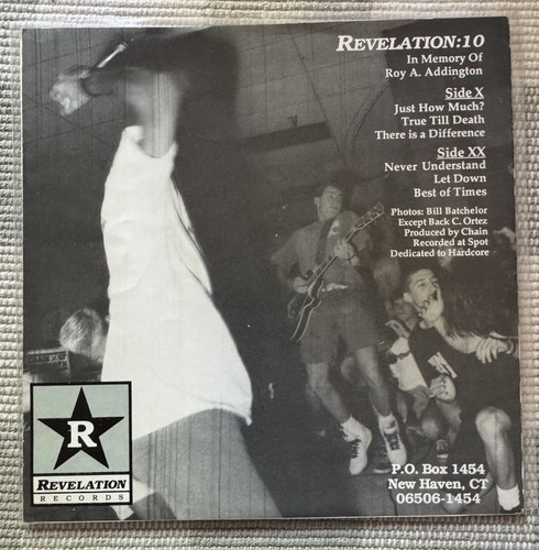 Chain of Strength True Till Death 7" from Revelation Recs. on Green Vinyl - Picture 2 of 6