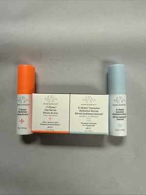 Drunk Elephant C-Luma Serum, B-Hydra Intensive 5 ml Each.