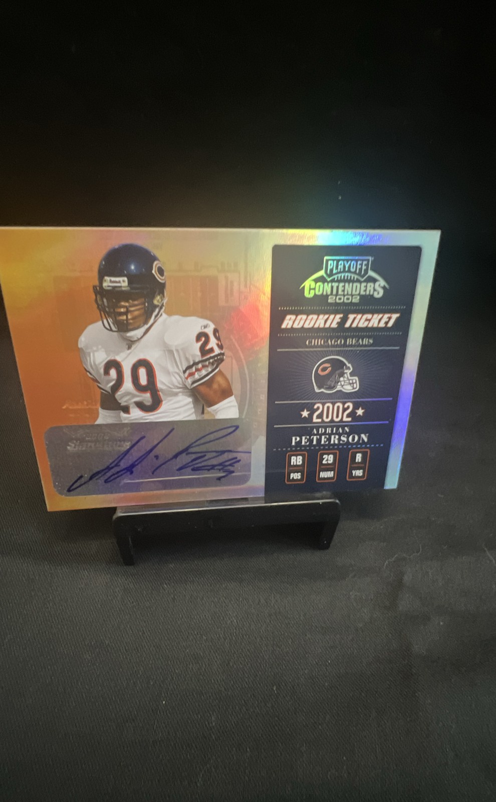 Adrian Peterson Playoff Contenders #101 Autograph