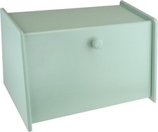Image of Apollo 3495 Bread Bin Dropfront Mint, Wood, Green, 39.5x24.5x20