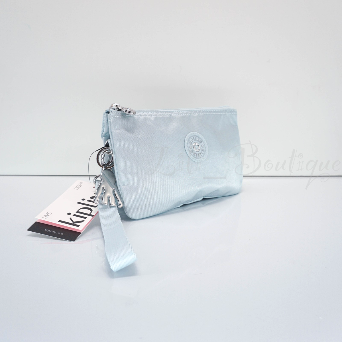 Kipling CREATIVITY L Grote portemonnee, zakjes, hoesjes, Metallic Glow (Zilver