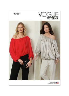 Vogue Misses Top mit Längenvariationen Schnittmuster V2091