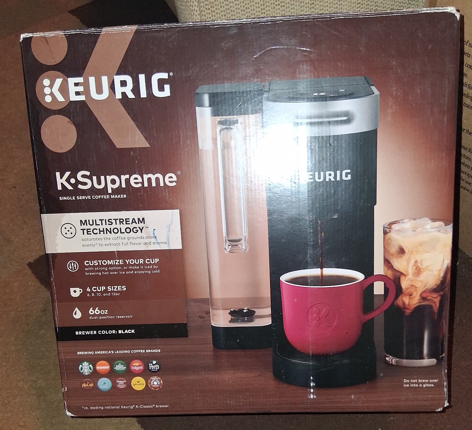 K-Supreme One Cup. Serving Coffee Maker
