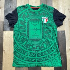 Adidas Originals Men's LARGE Futbol Team MEXICO Tee Shirt F77469 Green