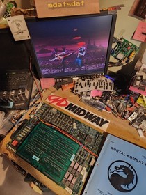 MORTAL KOMBAT 2 PCB JAMMA ARCADE MAIN BOARD ONLY REV 3.1 WORKING!!!! MIDWAY 