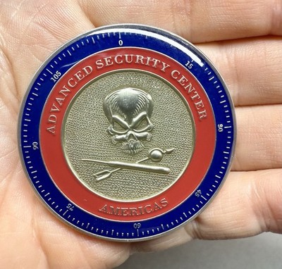  RARE Advanced Security Center Cybersecurity Challenge Coin And Patch Set