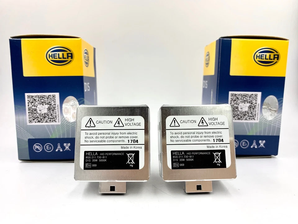 2x Nuevo para 08-13 Volvo XC70 Hella D1S 5000K Xenón HID 35W Bombilla Faro Foto 2 de 2