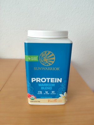 Sunwarrior Warrior Blend Protein, 750 g Dose, Vanille -Bio-