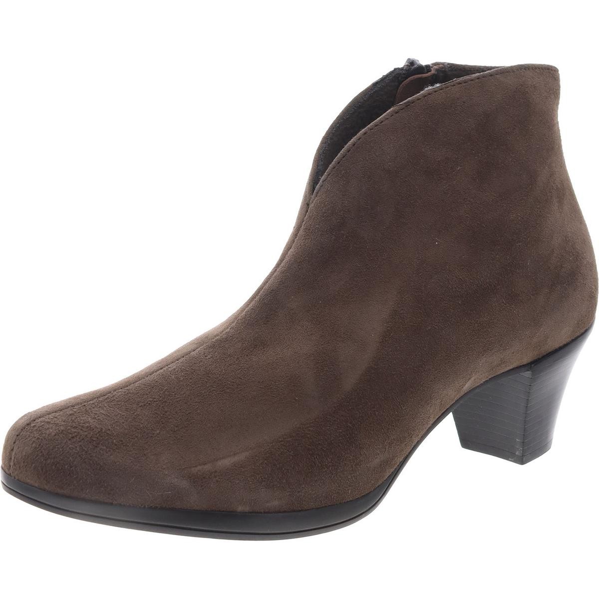 Женские замшевые ботильоны Munro American Robyn серого цвета, размер 8,5 (B, M), BHFO 4416