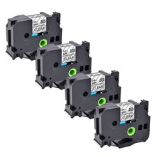 4PK Compatible Brother TZ-S151 TZe-S151 Black on Clear Strong Adhesive Tape 24mm