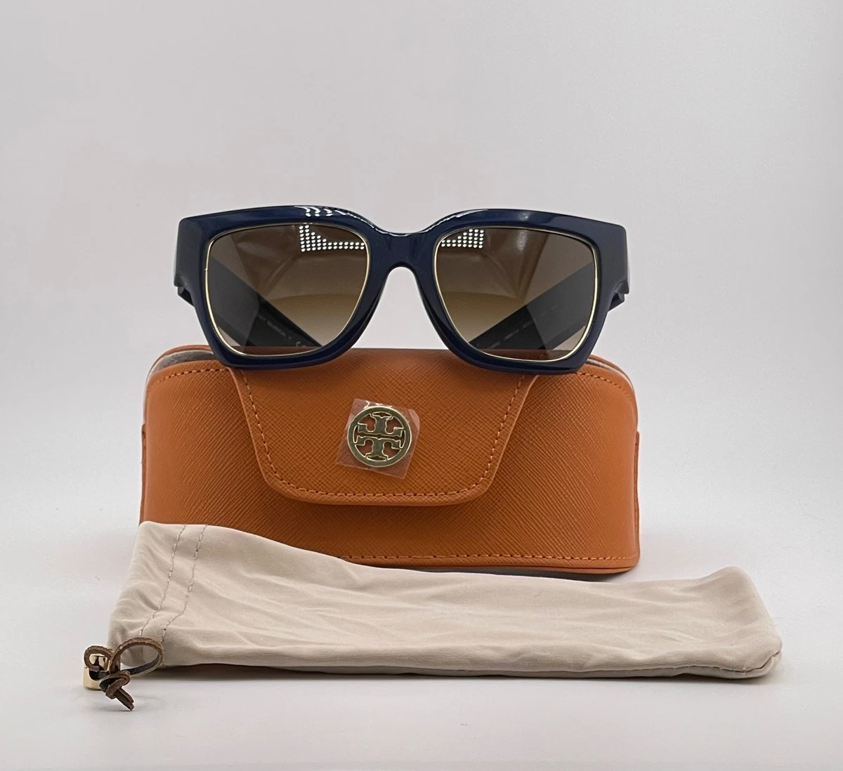 Tory Burch 6076 Sunglasses Case Navy Blue Amazon.com: Sunglasses Tory Burch TY 6076 32848F Shiny  main image 2