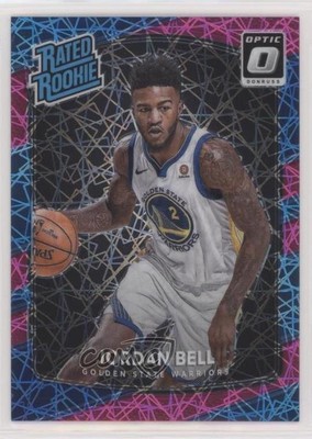 2017-18 Panini Donruss Optic Rated Pink Velocity Prizm /79 Jordan Bell Rookie RC