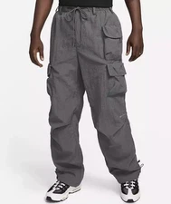 Men's Sz Medium - NWT Nike Sportswear Tech Pack Woven Lined Pant FQ3868-068 Gray