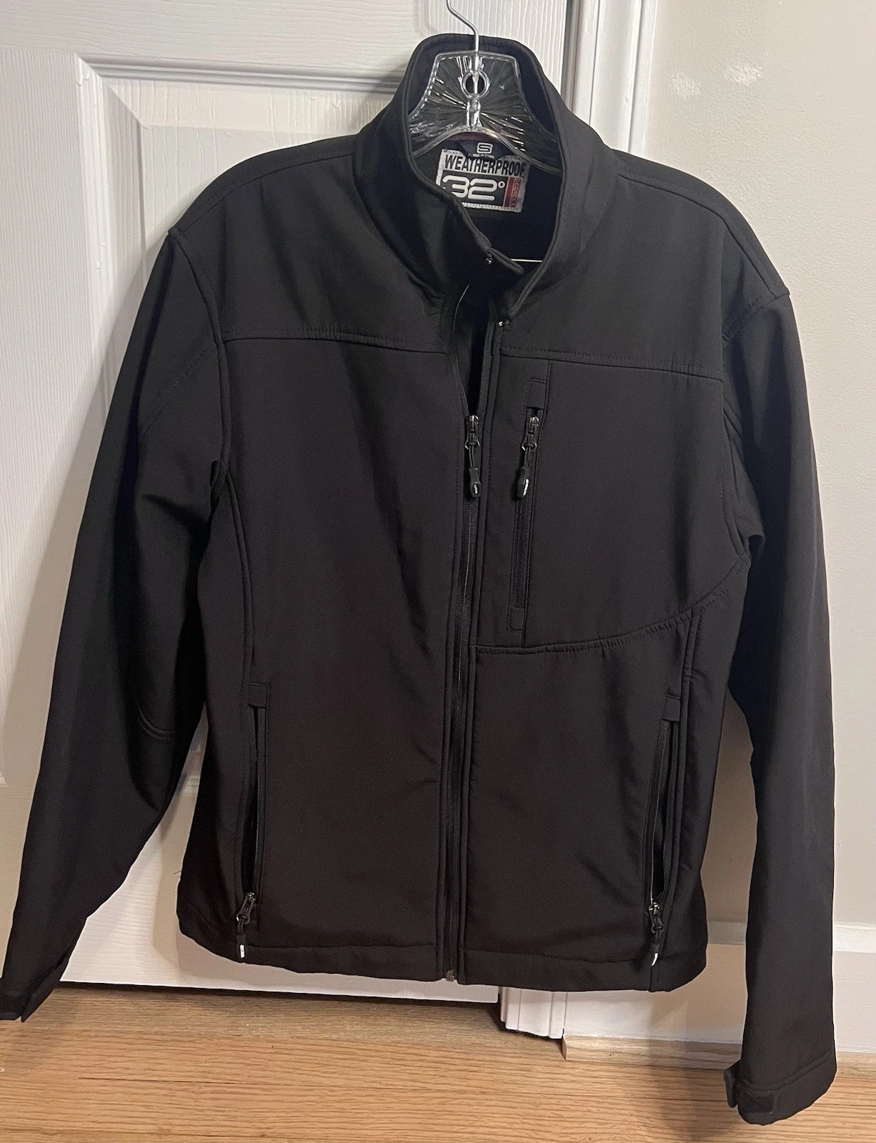 32 Degrees Heat Men's Soft Shell Full Zip Jacket Black Size S